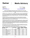 Gartner Says Worldwide Semiconductor Revenue Declined 3 Per Cent in 2012 Gartner Says Worldwide Semiconductor Revenue Declined 3 Per Cent in 2012
