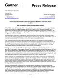 Gartner Says Worldwide Public Cloud Services Market to Total $131 Billion in 2013 Gartner Says Worldwide Public Cloud Services Market to Total $131 Billion in 2013