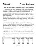 Gartner Says Western Europe PC Market Grew 19.6 Per Cent in Second Quarter of 2010