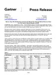 Gartner Says Worldwide External Controller-Based Disk Storage Market Revenue Grew 21.4 Per Cent in Second Quarter of 2010 Gartner Says Worldwide External Controller-Based Disk Storage Market Revenue Grew 21.4 Per Cent in Second Quarter of 2010
