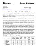 Gartner Announces Rankings of Its 2013 Supply Chain Top 25 Gartner Announces Rankings of Its 2013 Supply Chain Top 25