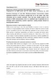 Enhancing customer experience through flexible M2M services