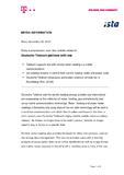 Deutsche Telekom partners with ista Deutsche Telekom partners with ista