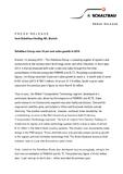 Schaltbau Group sees 10 per cent sales growth in 2014 Schaltbau Group sees 10 per cent sales growth in 2014