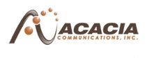 Acacia Communications Announces Successful Interoperability of 100G Coherent Pluggable CFP Transceiver Solutions for Metro Deployments Acacia Communications Announces Successful Interoperability of 100G Coherent Pluggable CFP Transceiver Solutions for Metro Deployments