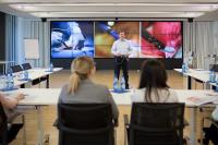 Globally active Tübingen-based Erbe Elektromedizin GmbH trains with video walls by eyevis
