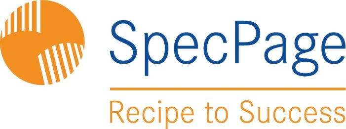 SpecPage recognized as one of the ‘20 most promising food and beverages technology solution providers 2016’ by CIOReview Magazine