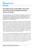 New SCADA decoder protecting M2M communication from malicious code now available from Rohde&Schwarz and CELARE New SCADA decoder protecting M2M communication from malicious code now available from Rohde&Schwarz and CELARE