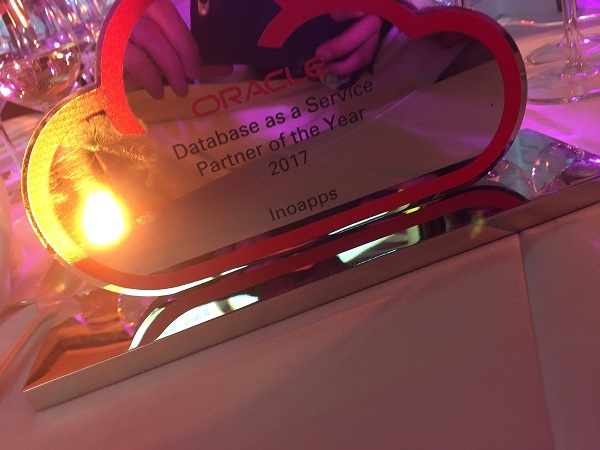 Inoapps Wins Database as a Service Partner of the Year 2017 Inoapps Wins Database as a Service Partner of the Year 2017