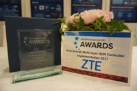 ZTE ZENIC SDON wins Best Overall Multi-layer SDN Controller Implementation award at NGON & Optical DCI forum