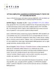 Option completes LGA module interoperability tests for NTT DOCOMO network Option completes LGA module interoperability tests for NTT DOCOMO network